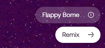 Flappy Bome Remix button