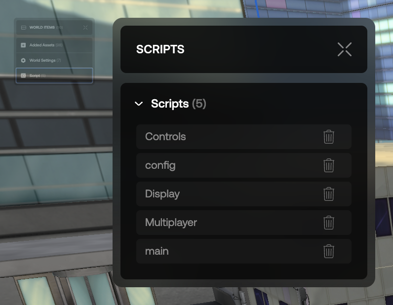 Scripts submodal